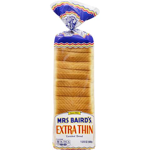 Mrs Baird's Extra Thin Bread 24oz