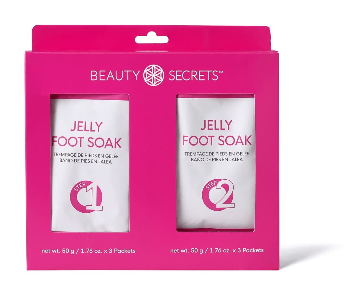 Beauty Secrets Jelly Foot Soak Kit (1.76 oz, 6 ct)