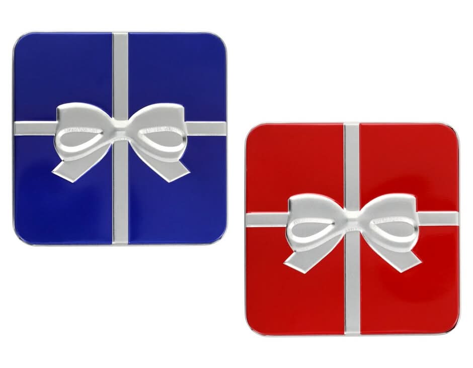 Metal Embossed Card Holder, Assorted Colors, 1-ct.