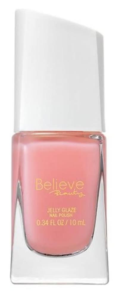 Believe Beauty Jelly Glaze Nail Polish, Rose-Play (0.34 fl oz)