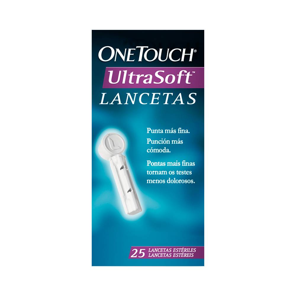One touch lancetas ultrasoft (25 piezas)