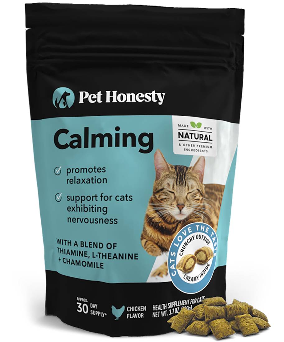 Pet Honesty Calming Chews For Cats, Chicken (3.7 oz)