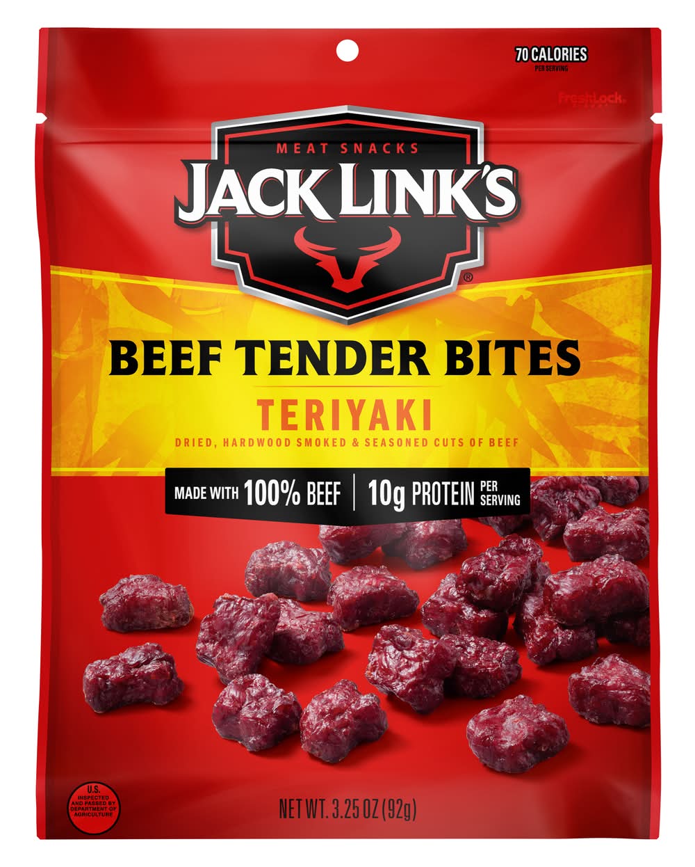 Jack Link's Beef Tender Bites Steak, Teriyaki (3.25 oz)