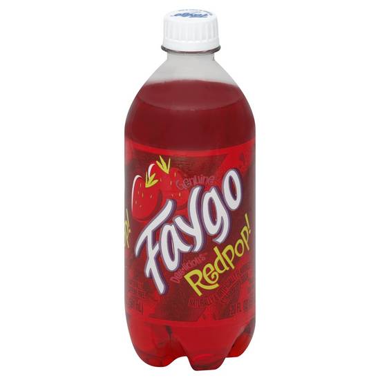 Faygo Red Pop! Strawberry Soda (20 fl oz)