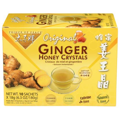 Prince Of Peace Ginger Honey Crystals 10Pk