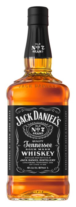 Jack Daniel's Old No 7 Tennessee Sour Mash Whiskey (1 L)