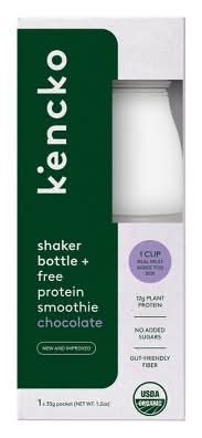 kencko Shaker Bottel+Free Protein Smoothie, Chocolate (1.2 oz)