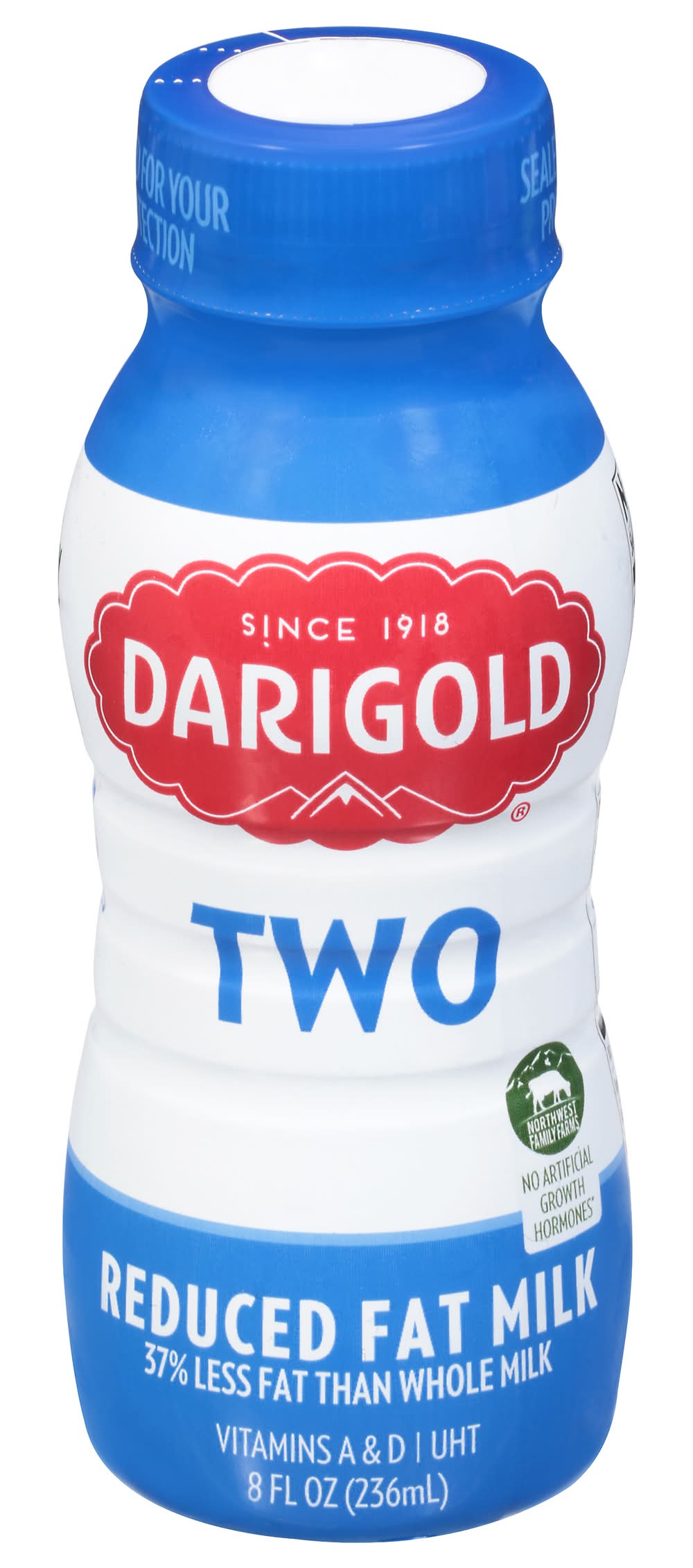 Darigold 2% Milk Bottle Uht (18 ct, 8 oz)