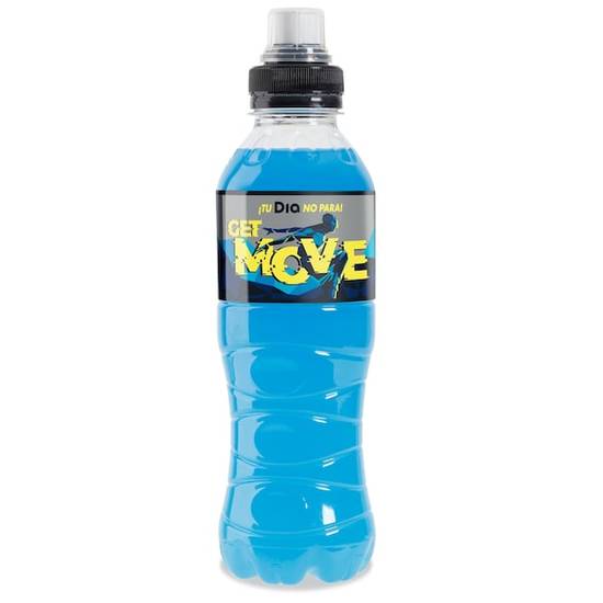 Bebida refrescante aromatizada azul Get move botella 500 ml