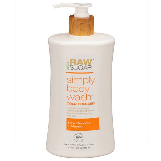 Raw Sugar Simply Raw Coconut + Mango Body Wash