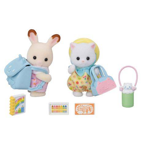 Calico Critters Nursery Friends Walk Along Duo Collectible Figures With Accessories