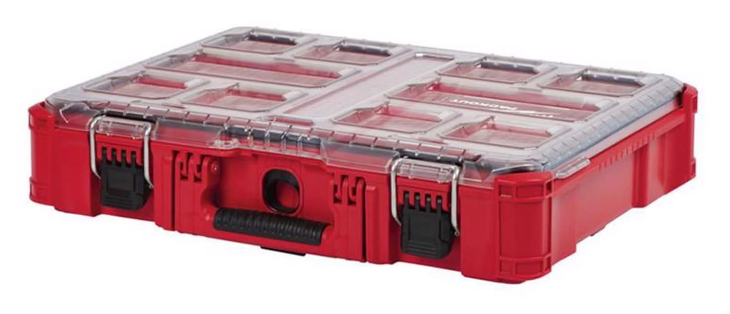Milwaukee Packout 19.7 In. W X 15.2 In. D Garage Organizer Storage Organizer Impact-Resistant Poly 1