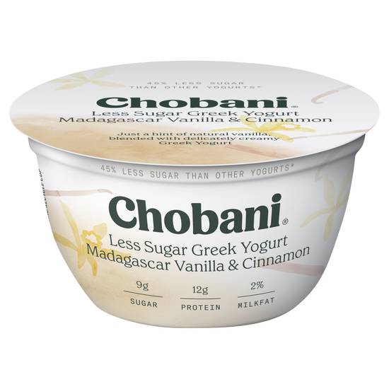 Chobani Madagascar Vanilla & Cinnamon Greek Yogurt