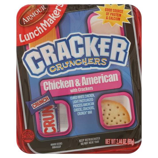 Armour Lunchmakers Cracker Bar Crunchers (chicken/cheese)