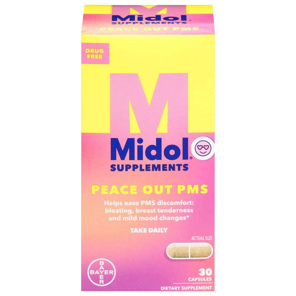 Midol Peace Out Pms Capsules (30 ct)