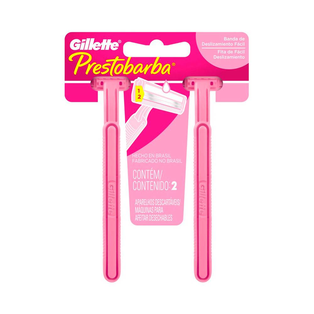 Gillette pack prestobarba (2 piezas)
