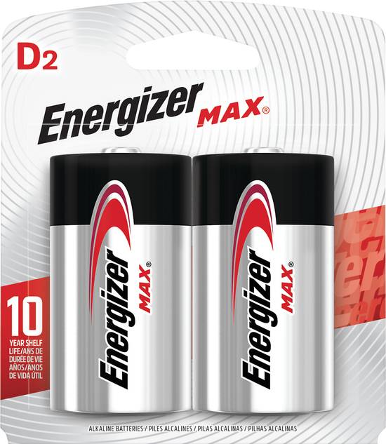 Energizer D2 1.5v Alkaline Batteries