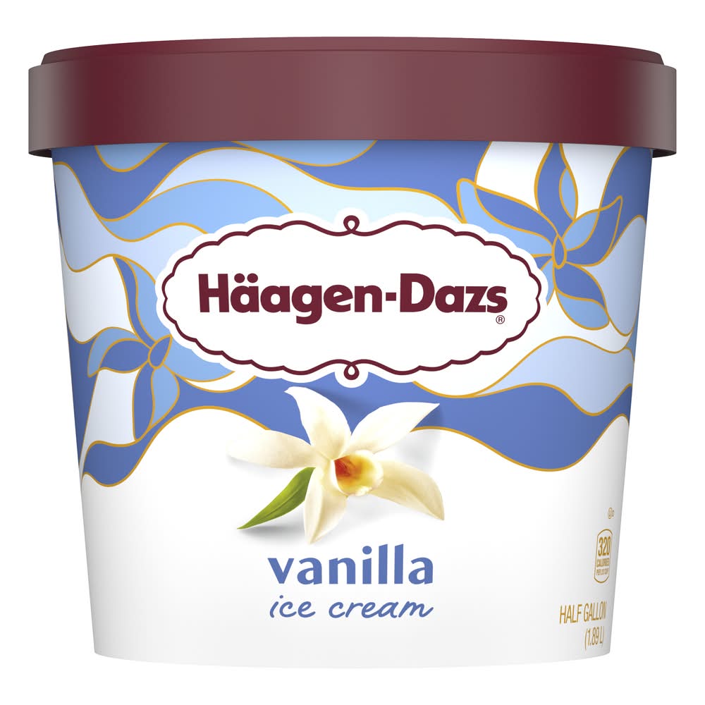 Häagen-Dazs Ice Cream, Vanilla (1.89 L)