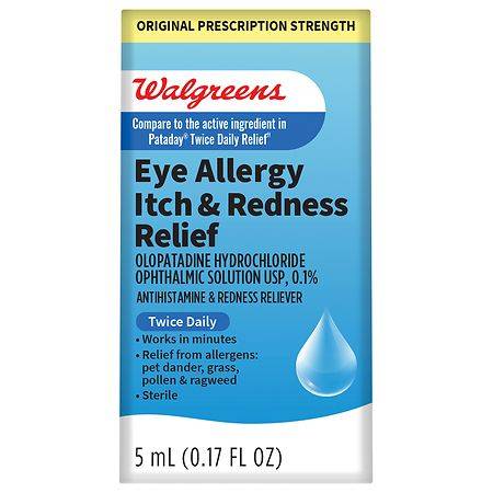 Walgreens Eye Allergy Itch & Redness Relief 0.1% Drops