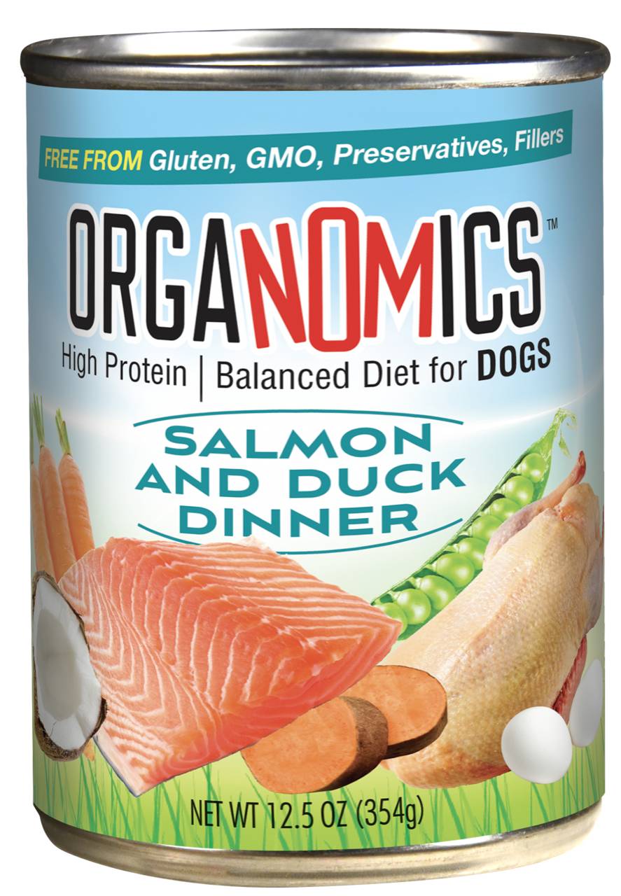 OrgaNOMics Salmon & Duck Dinner Dog Food (12.5 oz)