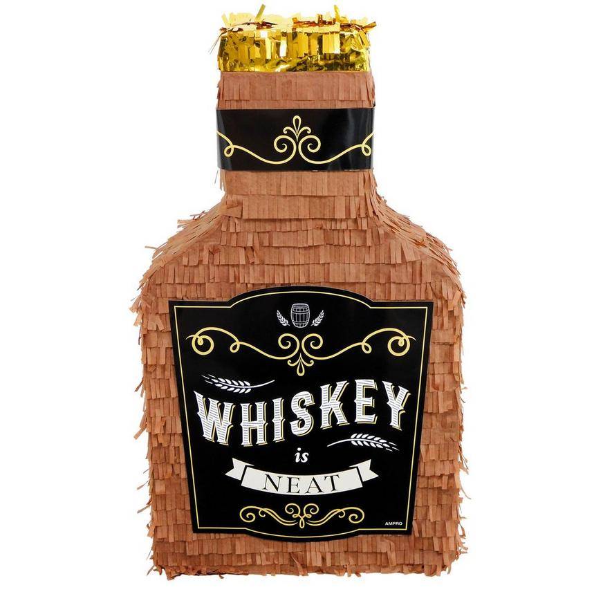 Party City Whiskey Bottle Pinata, 12 x 21.5 in