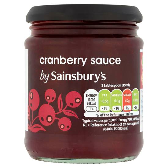 Sainsbury's Cranberry Sauce 250ml
