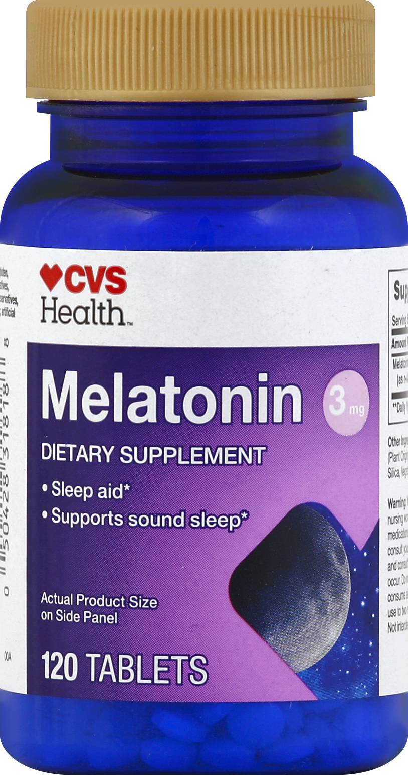 CVS Health 3 Mg Melatonin Tablets (120 ct)