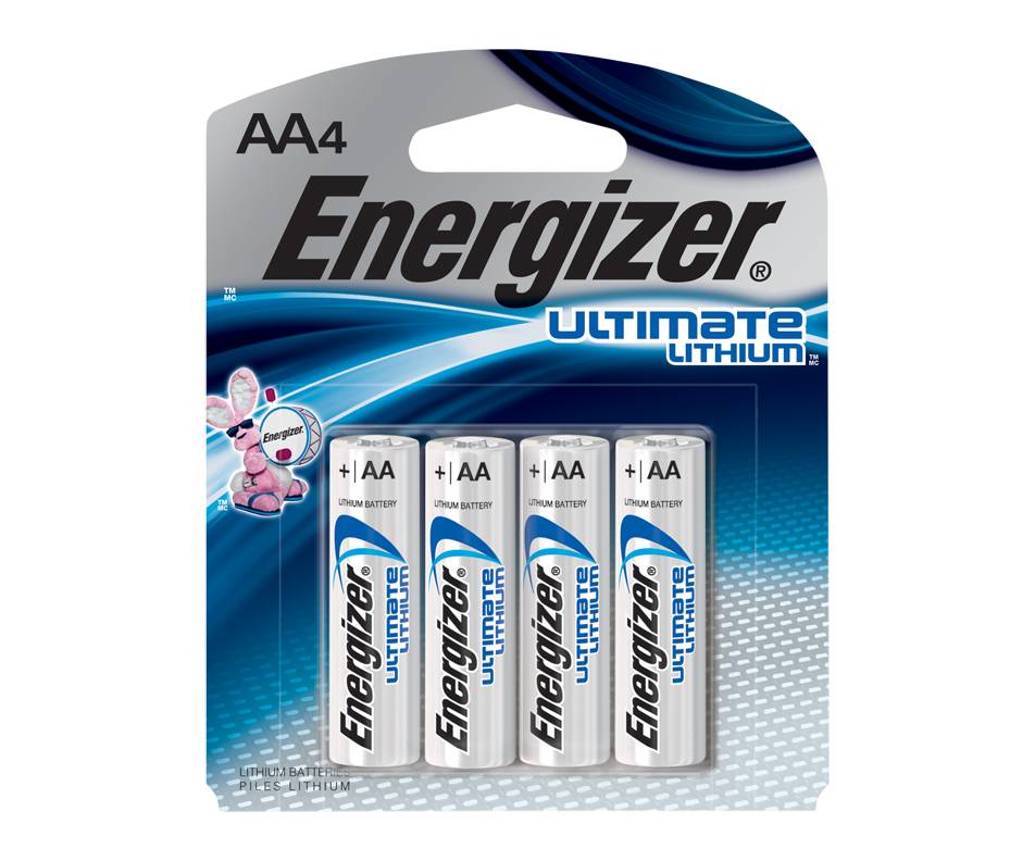 Energizer piles au lithium aa (4 unités)