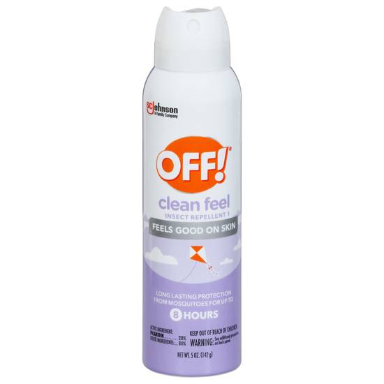 Off Clean Feel Insect Repellent Spray (5 oz)