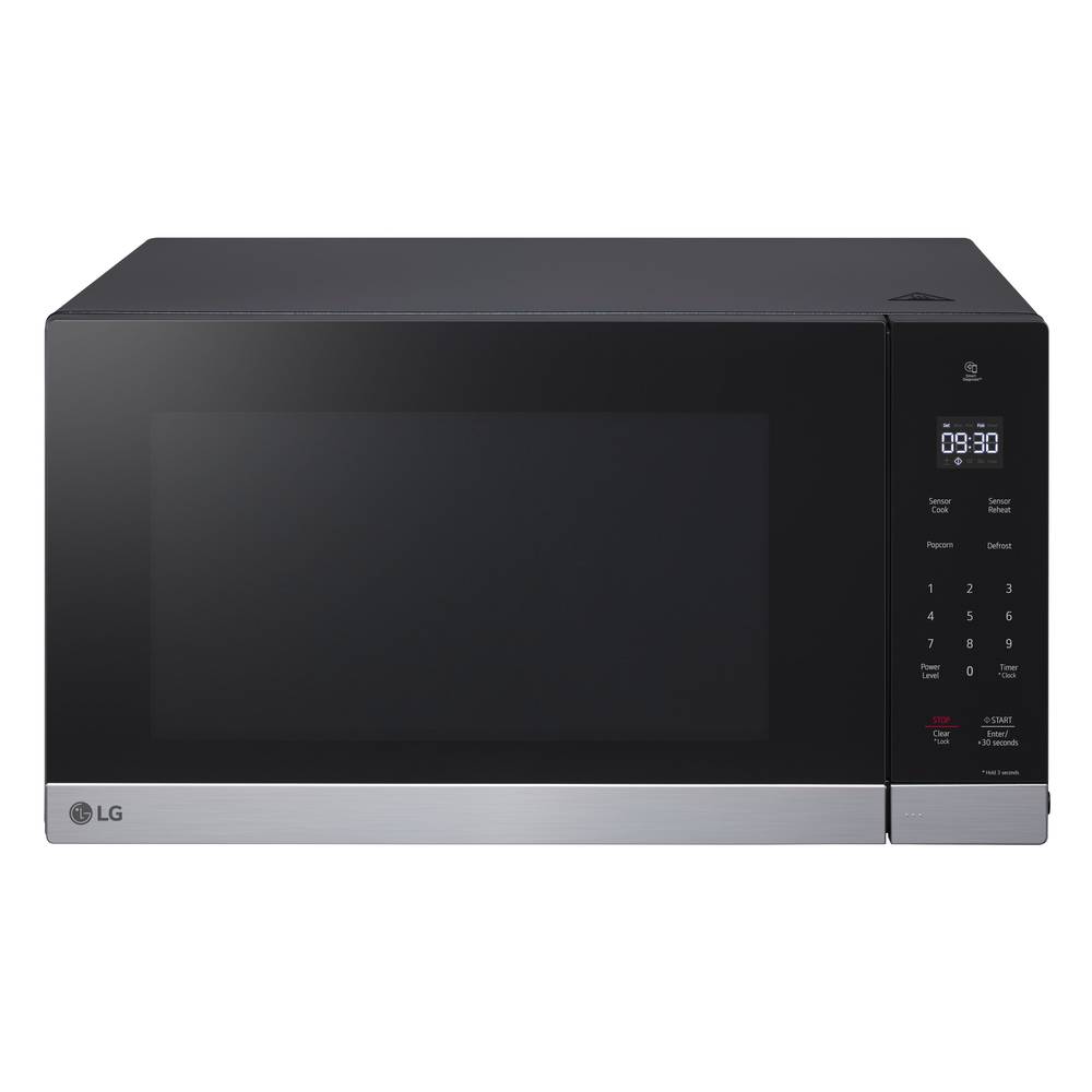 LG 2-cu ft Large 1200-Watt Sensor Cooking Controls Countertop Microwave (Stainless Steel) | MSER2090S