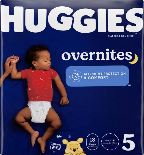 Huggies Disney Baby Overnites Diapers Size 5 (18 ct)