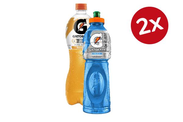 2x Gatorade 1L Var. (Incluye Zero