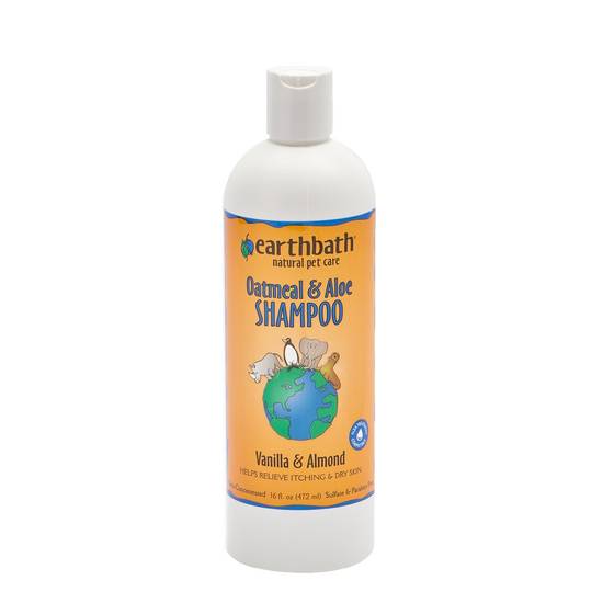 Earthbath Vanilla & Almond Oatmeal & Aloe Pet Shampoo (16 fl oz)