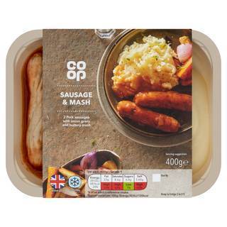 Co-op Sausage & Mash 400g