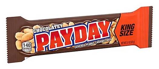 Payday Chocolatery Covered Peanut Caramel Bar King Size (3.1oz)