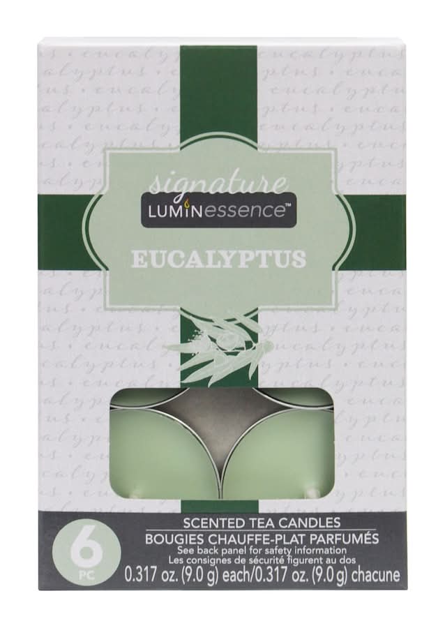 Luminessence Scented Tealight Candles, Coconut-Lime (6 x 0.32 oz)