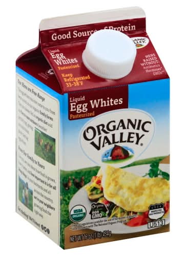 ORGANIC VALLEY Egg Whites, Pasteurized, Liquid