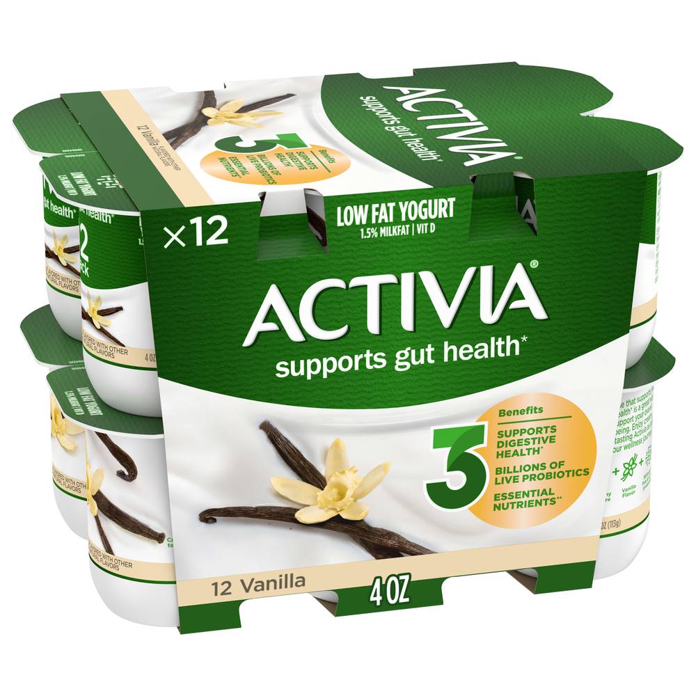 Activia Lowfat Probiotic Vanilla Yogurt (3 lbs)