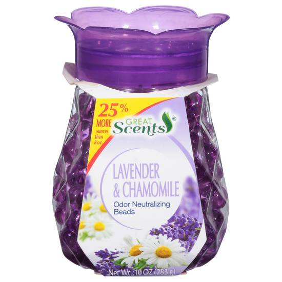 Great Scents Lavender & Chamomile Odor Neutralizing Beads (10 oz)