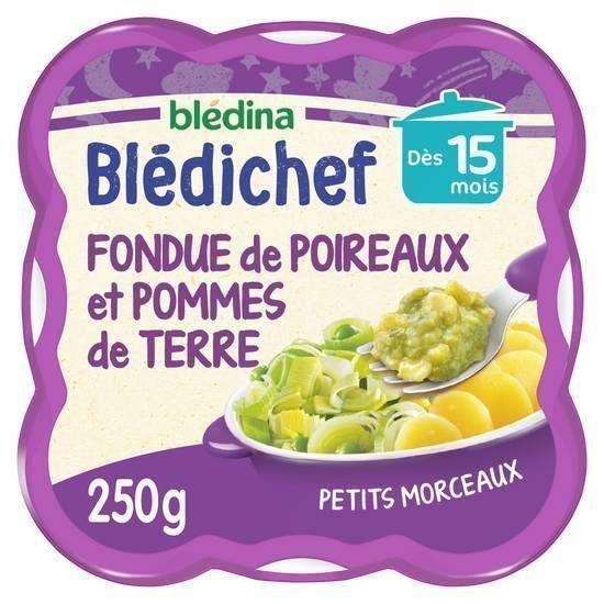 Blédina bledichef fondue de poireaux et pommes de terre dès 15 mois