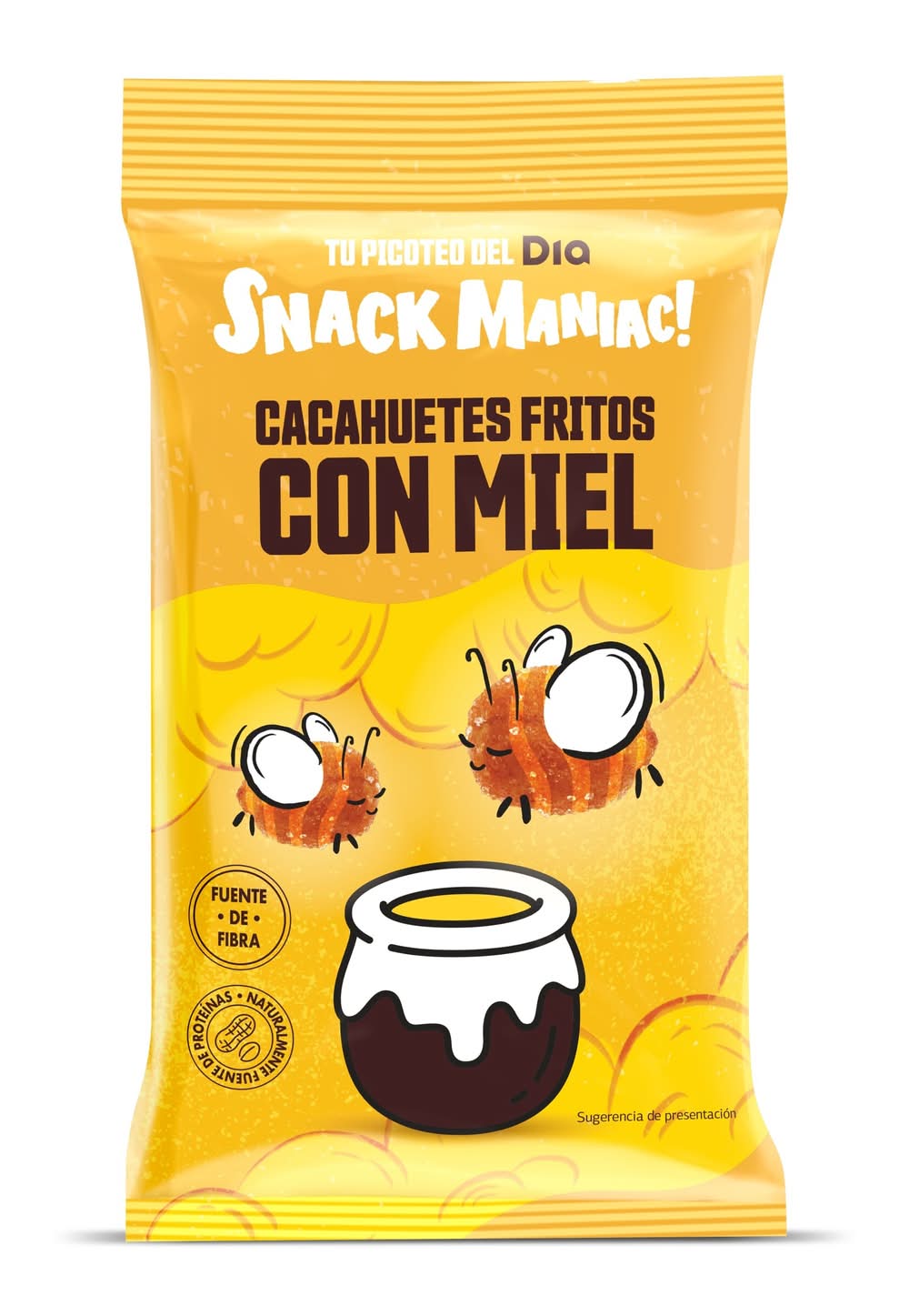 Cacahuetes Fritos Con Miel Snack Maniac De Dia Bolsa 200 G