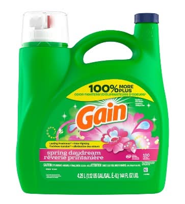 Gain Liquid Laundry Detergent, Spring Daydream (144 fl oz)
