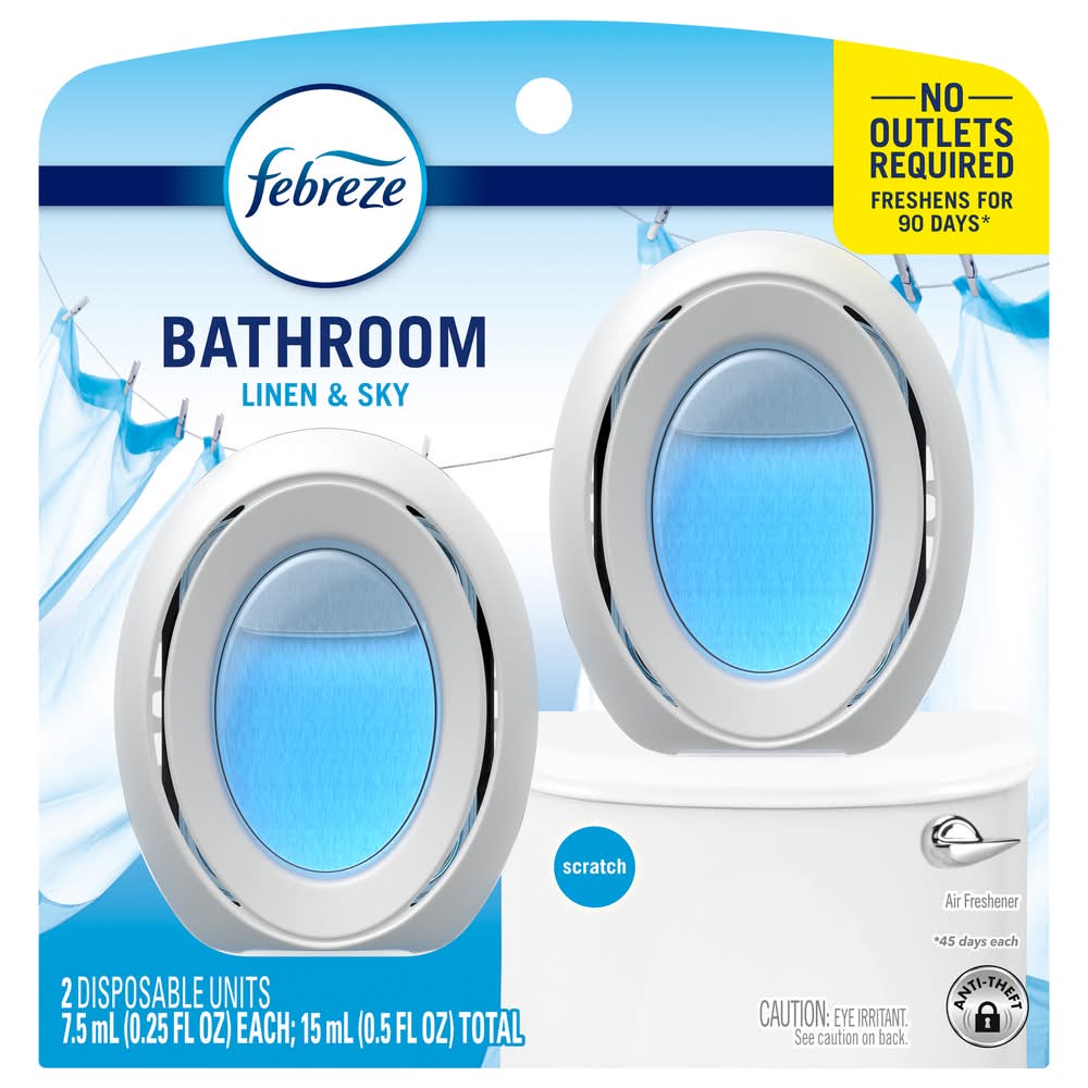 Febreze Linen & Sky Air Freshener (7.5 ml, 2 ct)