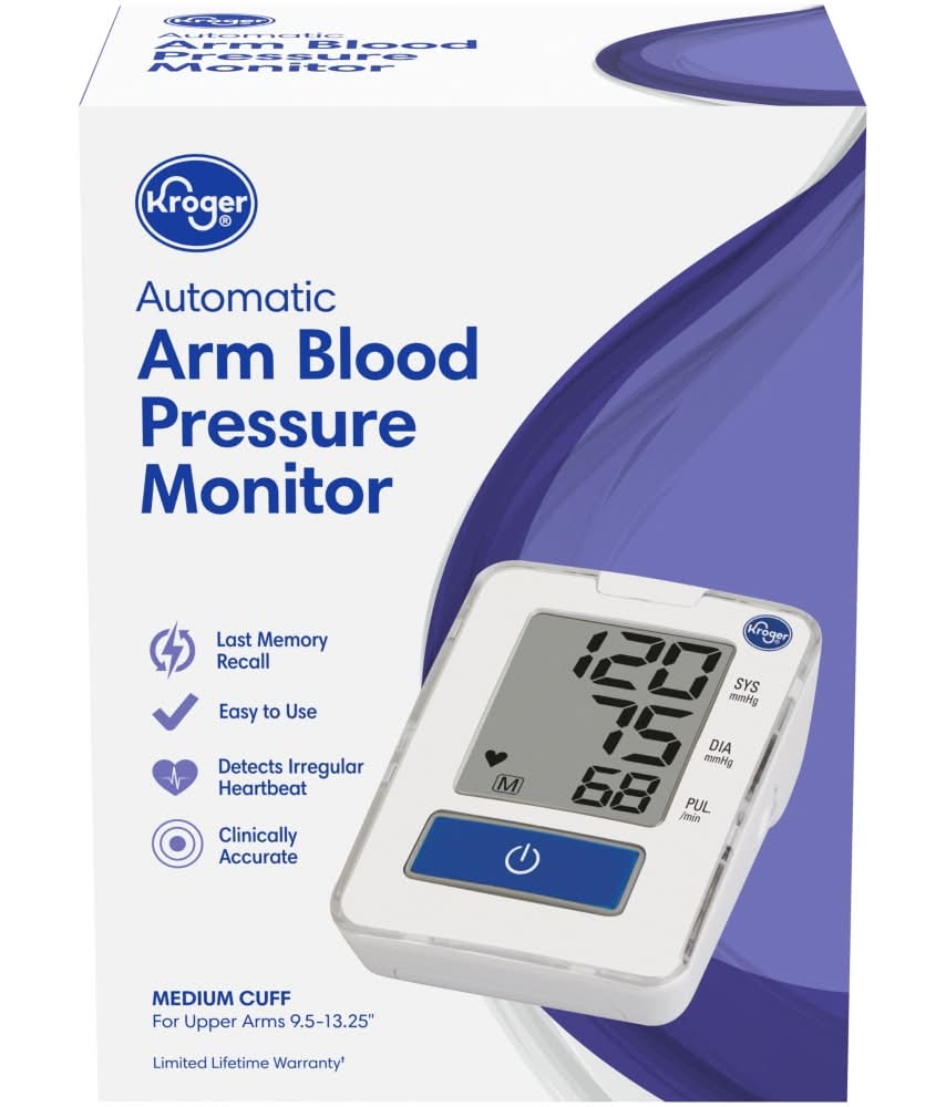 Kroger Automatic Arm Blood Pressure Monitor