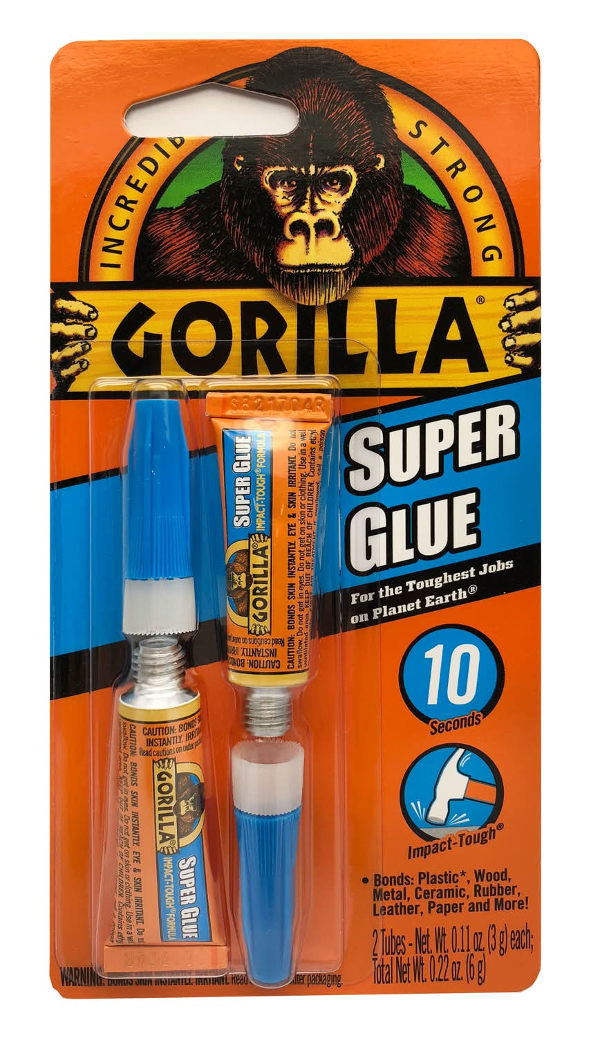 Gorilla High Strength Glue Clear Super Glue 0.22 Oz