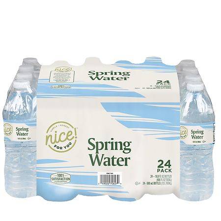 Nice! Spring Water (24 x 16.91 fl oz)