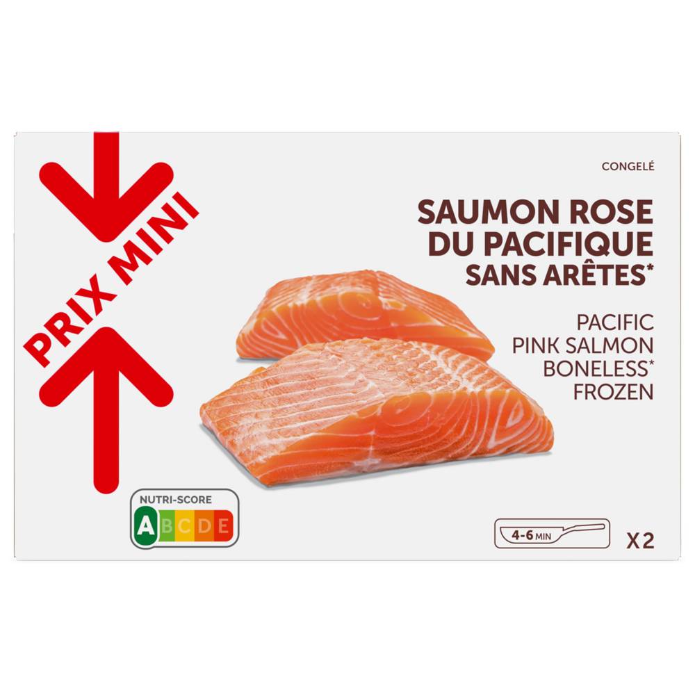 Prix Mini - Portions de saumon rose du pacifique (2 pièces)