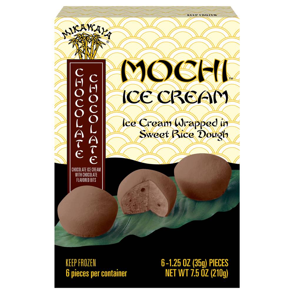 Mikawaya Mochi All Natural Chocolate Ice Cream (12 fl oz)