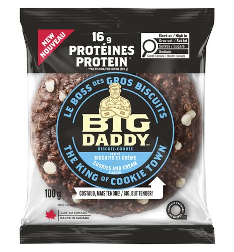 Big Daddy Protein Cookie Cookies And Cream 100 G