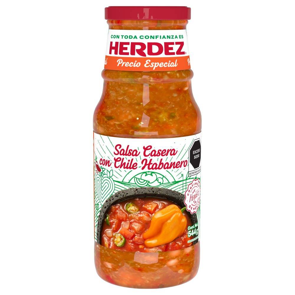 Herdez salsa casera chile habanero